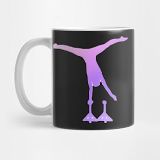 An Acrobat Doing a One Arm on Blocks Mug